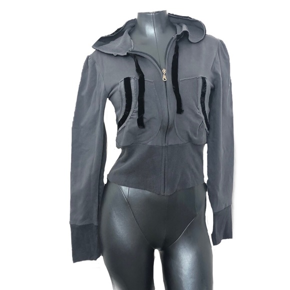 Gypsy 05 Sweaters - NWT Gypsy 05 Hollywood Velvet Trim Hoodie